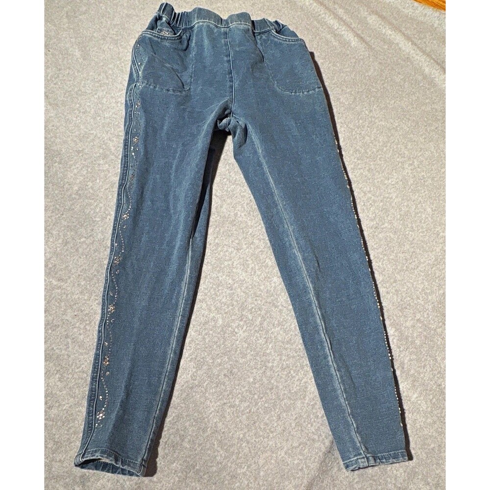 Dream Jeannes by Quack Factory bedazzled jeggings, size XXS